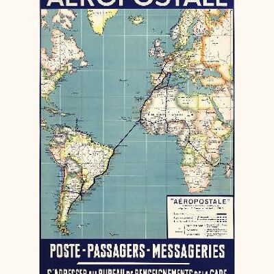 Aéropostale / Poste-Passengers-Messageries A565 - 30x40