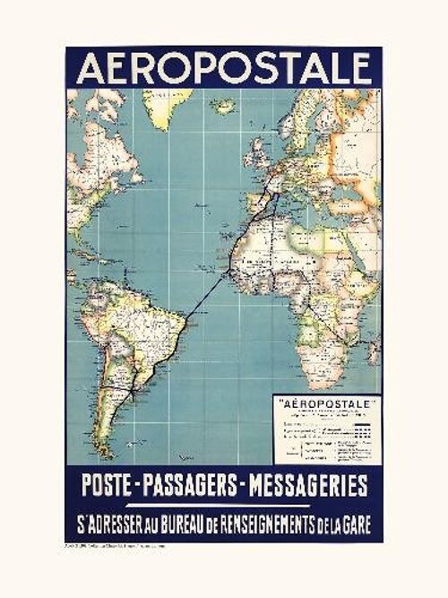 Aéropostale / Poste-Passagers-Messageries A565 - 40x50