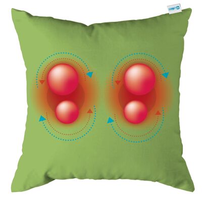 Coussin de massage rechargeable confortable - Vert pomme