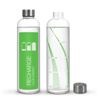 Glasflasche, Recharge_1Liter