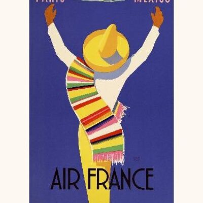 Air France / Parigi Messico A307 - 30x40