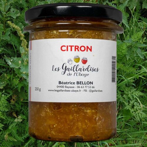 Sérénade Citronnée : Confiture de Citron de Menton à la Mentonnaise