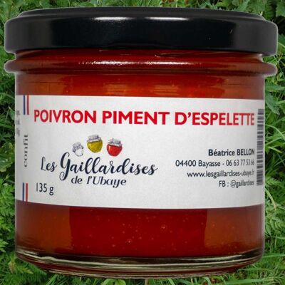 Confit poivron piment d'Espelette Ordre Culinaire International