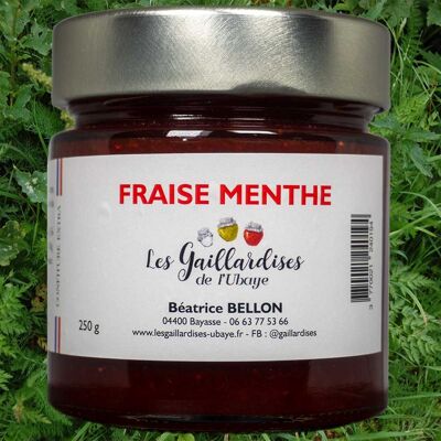 Sérénade Fruité-Mentholée : Confiture Fraise à la Menthe