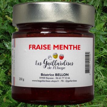 Sérénade Fruité-Mentholée : Confiture Fraise à la Menthe 1