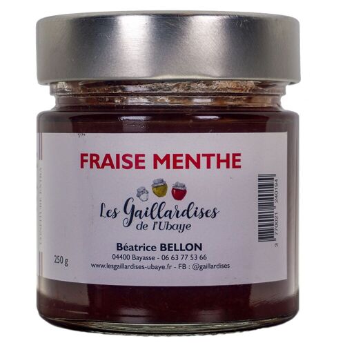 Sérénade Fruité-Mentholée : Confiture Fraise à la Menthe 🥉 ordre culinaire