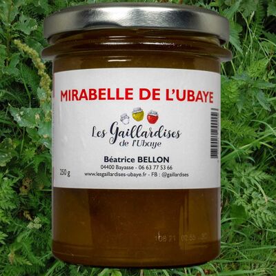 Douceur Ubayenne : Confiture de Mirabelle de l'Ubaye