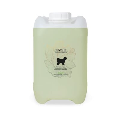 Contenitore sensibile allo shampoo per cani biologico