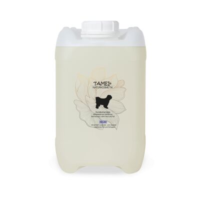 Organic dog shampoo relax canister