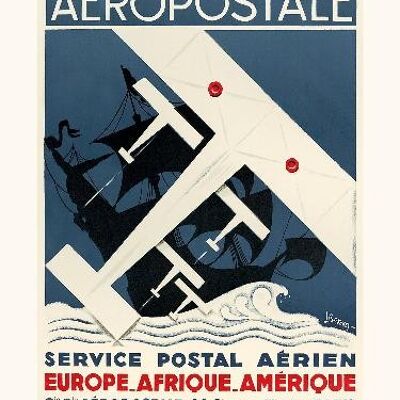 Aéropostale / Airmail service A1801 - 40x50
