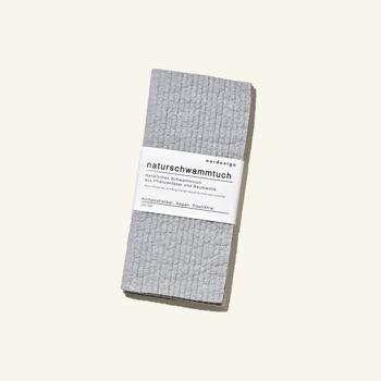 2x chiffon éponge naturel gris (Dish Cloth Grey) 1