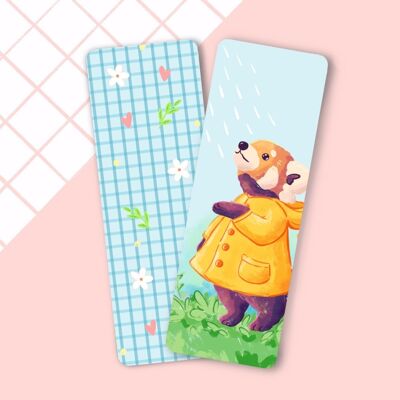 Red panda bookmark