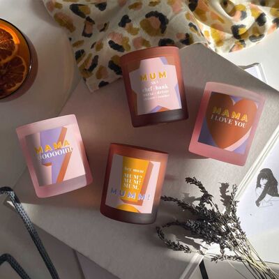 Mothers Day Slogan Refillable Candle Bundle | 4 x large -  220g
