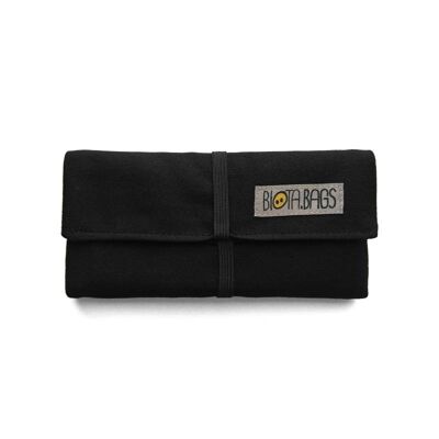 TOBACCO BOX FOR ROLLING TOBACCO BLACK FABRIC