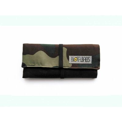 SMOKE BAG FOR ROLLING TOBACCO CAMOUFLAGE FABRIC