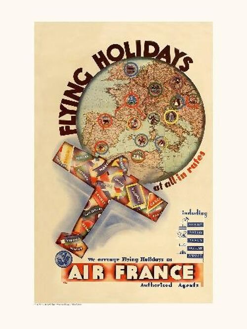Air France / Flying Holidays A1324 - 30x40