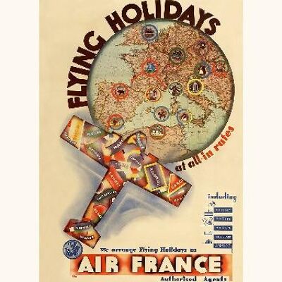 Air France / Flugferien A1324 - 40x50