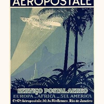 Aéropostale / Europa-Africa-Sul America A1176 - 30x40