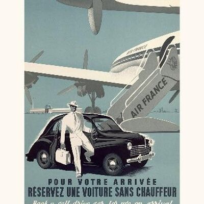 Air France / Für Ihre Ankunft A1174 - 40x50