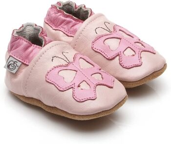 Chaussons bébé en cuir souple Butterfly 2