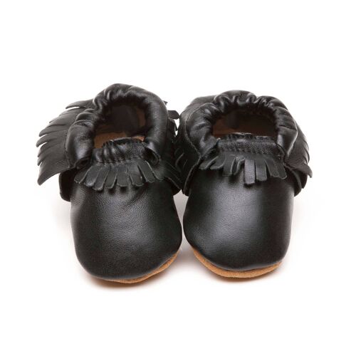 Moccasins Soft Baby Shoes Black