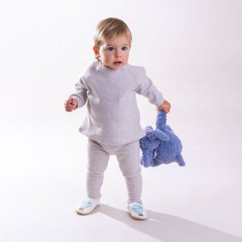 Chaussures bébé en cuir souple montgolfière 2