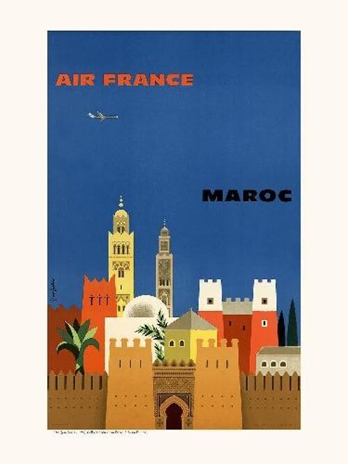 Air France / Maroc A092 - 30x40