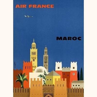 Póster Air France / Marruecos A092