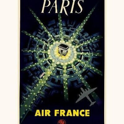 Air France / Paris (Arc de Triomphe) A080 - 30x40