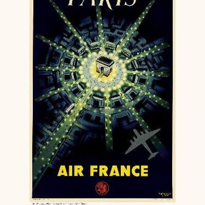 Air France / Paris (Arc de Triomphe) A080 - 40x50