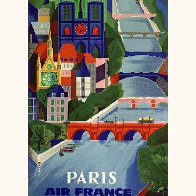 Air France / París A106 - 30x40