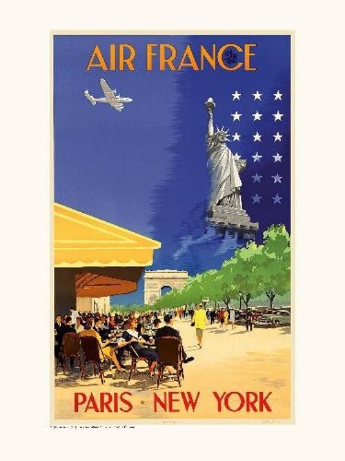 Air France / Paris New - York A054 - 30x40