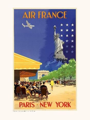 Air France / Paris New - York A054 - 30x40 1