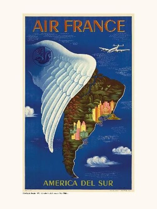 Air France / America del sur A046 - 40x50