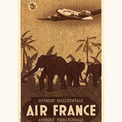 Air France / Africa occidentale / Equatoriale A029 - 30x40