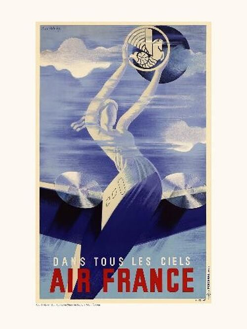 Air France / Dans tous les ciels A005 - 30x40