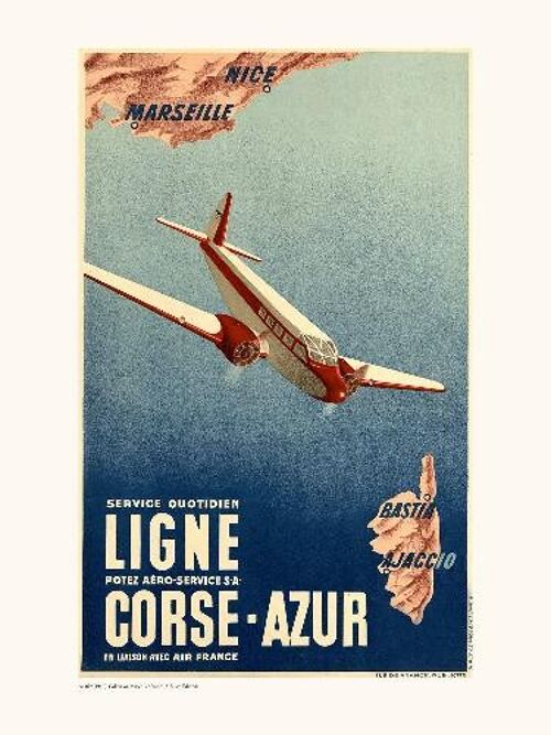 Air France / Corse Azur A1169 - 30x40