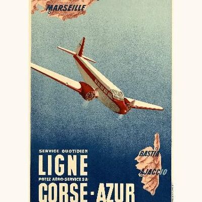 Air France / Corse Azur A1169 - 40x50
