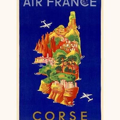 Air France / Corsica A035 - 30x40