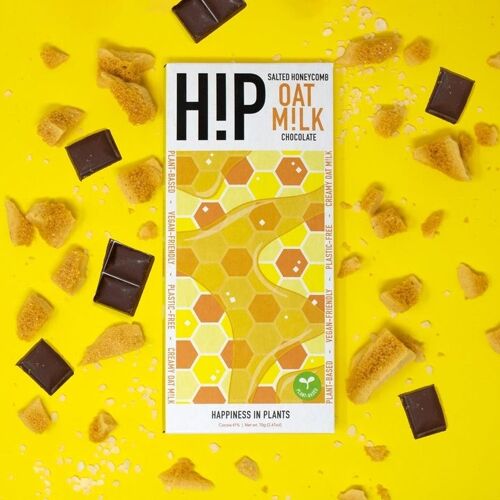 H!P Oatmilk Chocolate - Salted Honeycomb