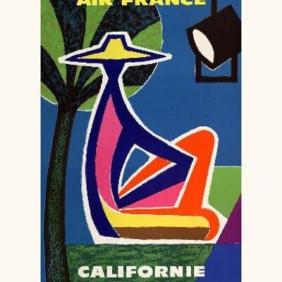 Air France / California A107 - 40 x 50