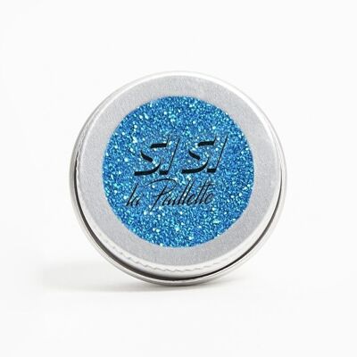 Glitter blu pregiato