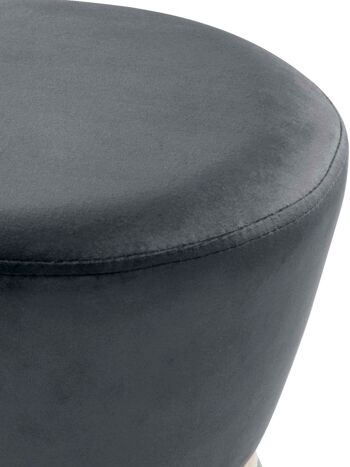 Tabouret sur mesure 2ème choix Ø 32 H 42 cm tabouret velours pouf velours pouf tabouret velours jusqu'à 150 kg bel 5