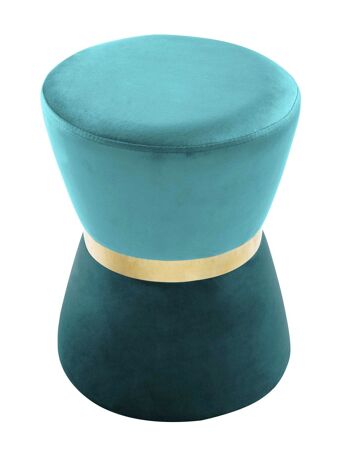 Tabouret sur mesure 2ème choix Ø 32 H 42 cm tabouret velours pouf velours pouf tabouret velours jusqu'à 150 kg bel 8