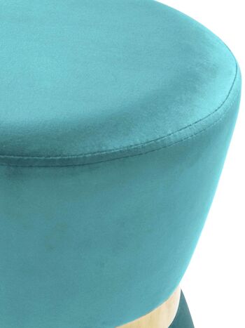 Tabouret sur mesure 2ème choix Ø 32 H 42 cm tabouret velours pouf velours pouf tabouret velours jusqu'à 150 kg bel 9