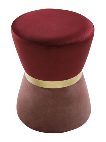 Tabouret sur mesure 2ème choix Ø 32 H 42 cm tabouret velours pouf velours pouf tabouret velours jusqu'à 150 kg bel 12