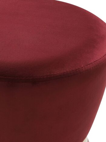 Tabouret sur mesure 2ème choix Ø 32 H 42 cm tabouret velours pouf velours pouf tabouret velours jusqu'à 150 kg bel 2