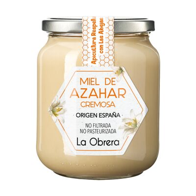 Spanish Creamy Orange Blossom Honey - Glass jar 950g