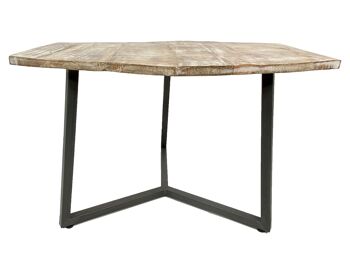Table basse 74 x 56 cm table de salon durable table d'appoint Lyon structure métal 26