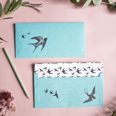 Envelopes Set | swallows